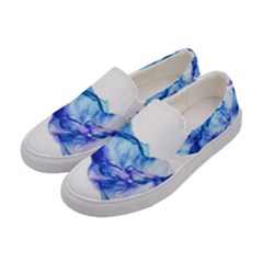 Blue Smoke Women s Canvas Slip Ons by goljakoff