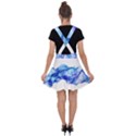 Blue smoke Velvet Suspender Skater Skirt View2