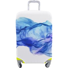 Blue Smoke Luggage Cover (large) by goljakoff