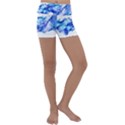 Blue smoke Kids  Lightweight Velour Yoga Shorts View1