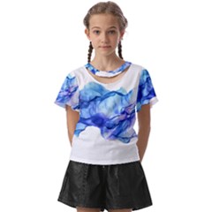 Blue Smoke Kids  Front Cut Tee by goljakoff