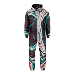 Vector Vivid Marble Pattern 1 Hooded Jumpsuit (kids) by goljakoff