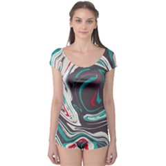 Vector Vivid Marble Pattern 1 Boyleg Leotard  by goljakoff