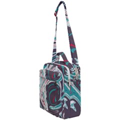 Vector Vivid Marble Pattern 1 Crossbody Day Bag by goljakoff