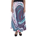 Vector Vivid Marble Pattern 1 Flared Maxi Skirt View1