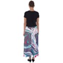 Vector Vivid Marble Pattern 1 Flared Maxi Skirt View2