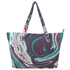 Vector Vivid Marble Pattern 1 Full Print Shoulder Bag by goljakoff