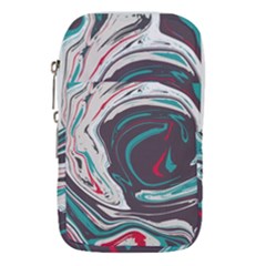 Vector Vivid Marble Pattern 1 Waist Pouch (large) by goljakoff