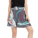 Vector Vivid Marble Pattern 1 Waistband Skirt View1