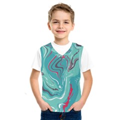 Vector Vivid Marble Pattern 2 Kids  Basketball Tank Top by goljakoff