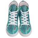 Vector Vivid Marble Pattern 2 Women s Hi-Top Skate Sneakers View1