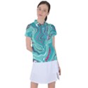 Vector Vivid Marble Pattern 2 Women s Polo Tee View1