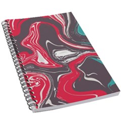 Red Vivid Marble Pattern 3 5 5  X 8 5  Notebook by goljakoff