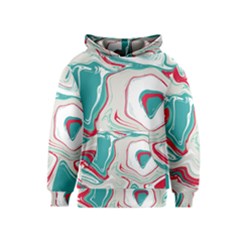 Vector Vivid Marble Pattern 4 Kids  Pullover Hoodie by goljakoff