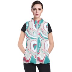 Vector Vivid Marble Pattern 4 Women s Puffer Vest by goljakoff