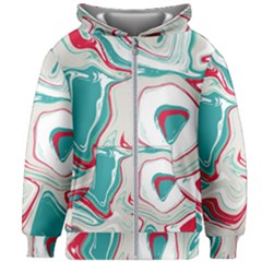 Vector Vivid Marble Pattern 4 Kids  Zipper Hoodie Without Drawstring by goljakoff