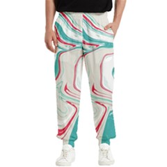 Vector Vivid Marble Pattern 4 Men s Elastic Waist Pants by goljakoff