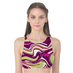 Vector Vivid Marble Pattern 5 Tank Bikini Top by goljakoff