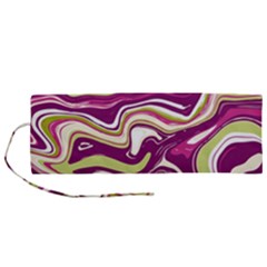 Vector Vivid Marble Pattern 5 Roll Up Canvas Pencil Holder (m) by goljakoff