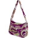 Vector Vivid Marble Pattern 5 Zip Up Shoulder Bag View2