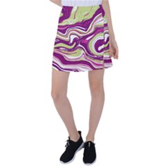 Vector Vivid Marble Pattern 5 Tennis Skirt by goljakoff