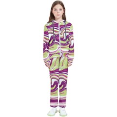 Vector Vivid Marble Pattern 5 Kids  Tracksuit by goljakoff