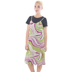 Green Vivid Marble Pattern 6 Camis Fishtail Dress by goljakoff