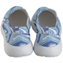 Blue Vivid Marble Pattern 9 Men s Lightweight Slip Ons View4