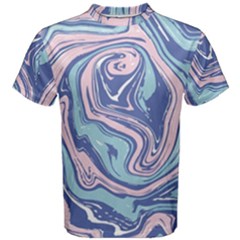 Vector Vivid Marble Pattern 10 Men s Cotton Tee by goljakoff