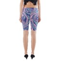 Vector Vivid Marble Pattern 10 Yoga Cropped Leggings View2