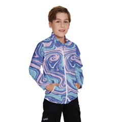 Vector Vivid Marble Pattern 10 Kids  Windbreaker by goljakoff