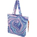 Vector Vivid Marble Pattern 10 Drawstring Tote Bag View1