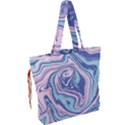 Vector Vivid Marble Pattern 10 Drawstring Tote Bag View2