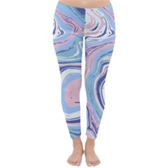 Vector Vivid Marble Pattern 11 Classic Winter Leggings by goljakoff