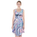 Vector Vivid Marble Pattern 11 Racerback Midi Dress View1