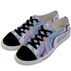 Vector Vivid Marble Pattern 11 Men s Low Top Canvas Sneakers by goljakoff