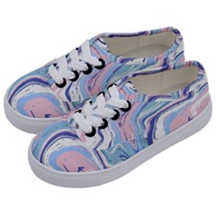 Vector Vivid Marble Pattern 11 Kids  Classic Low Top Sneakers by goljakoff