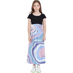 Vector Vivid Marble Pattern 11 Kids  Skirt by goljakoff