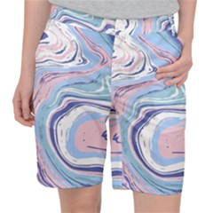 Vector Vivid Marble Pattern 11 Pocket Shorts by goljakoff