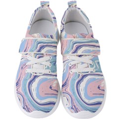 Vector Vivid Marble Pattern 11 Men s Velcro Strap Shoes by goljakoff