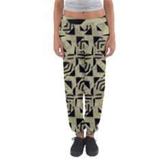 Linear Geometric Print Pattern Mosaic 2 Women s Jogger Sweatpants by dflcprintsclothing