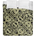 Linear Geometric Print Pattern Mosaic 2 Duvet Cover Double Side (California King Size) View2