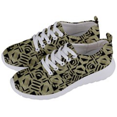 Linear Geometric Print Pattern Mosaic 2 Men s Lightweight Sports Shoes by dflcprintsclothing