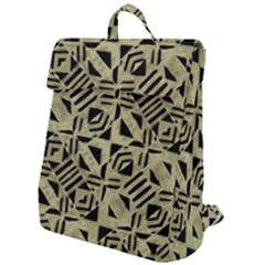 Linear Geometric Print Pattern Mosaic 2 Flap Top Backpack by dflcprintsclothing