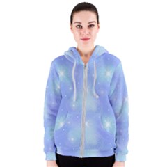 Heavenly Flowers Women s Zipper Hoodie by SychEva