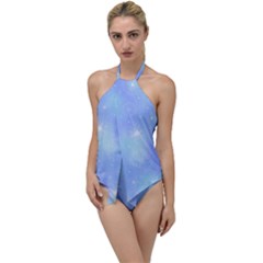 Heavenly Flowers Go With The Flow One Piece Swimsuit by SychEva