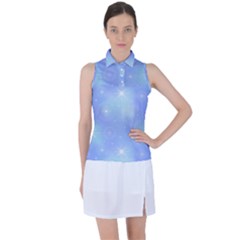 Heavenly Flowers Women s Sleeveless Polo Tee by SychEva