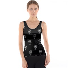 Ancient Greek Artwork Motif Pattern Tank Top by dflcprintsclothing