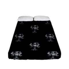 Ancient Greek Artwork Motif Pattern Fitted Sheet (full/ Double Size) by dflcprintsclothing