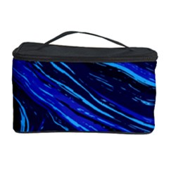 Blue Vivid Marble Pattern 16 Cosmetic Storage by goljakoff